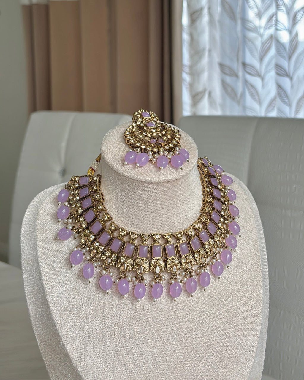 Inayat Necklace Set | Lavender