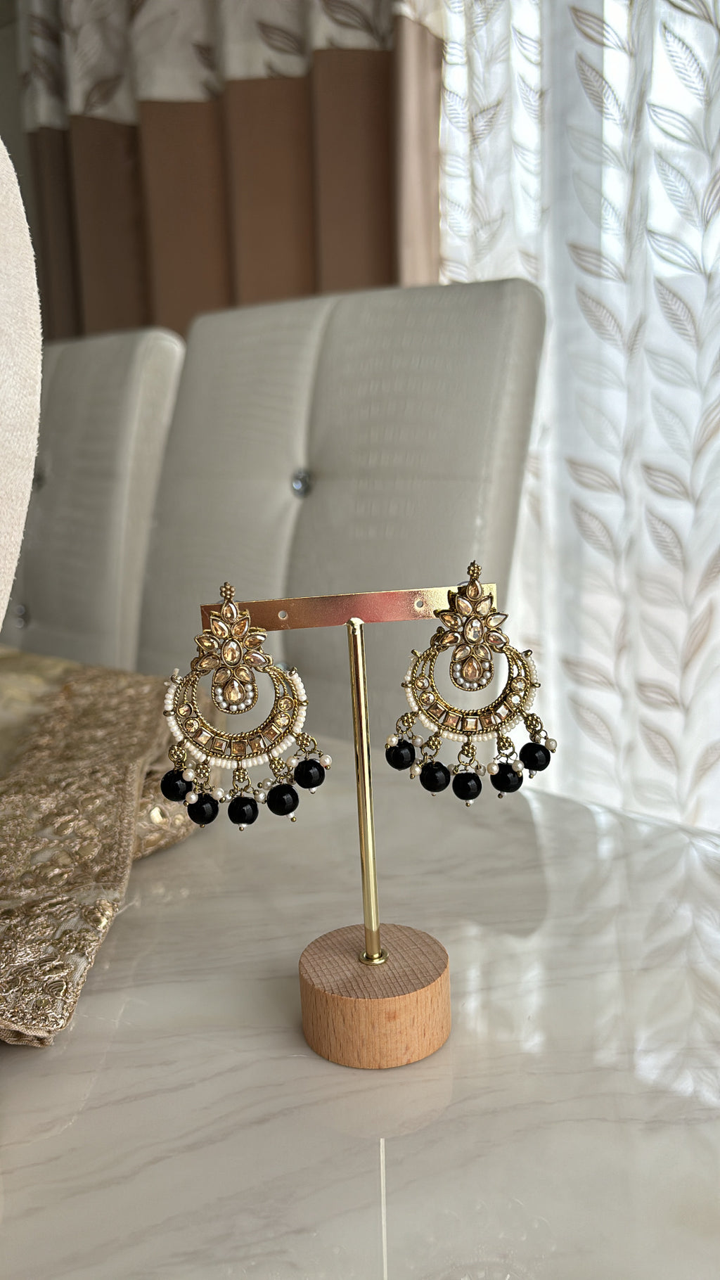 Avi Necklace Set | Black