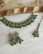 Manni Necklace Set | Green