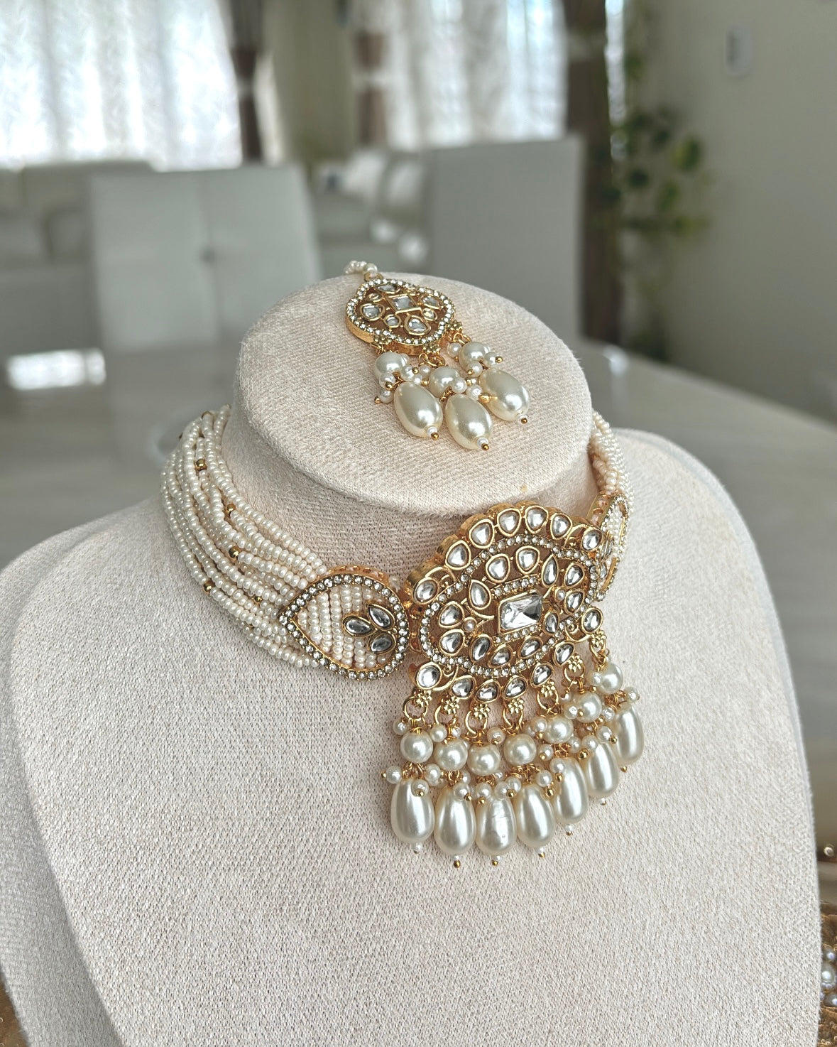 Sifat Choker Set | White