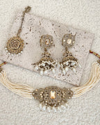 Amani Choker Set | White