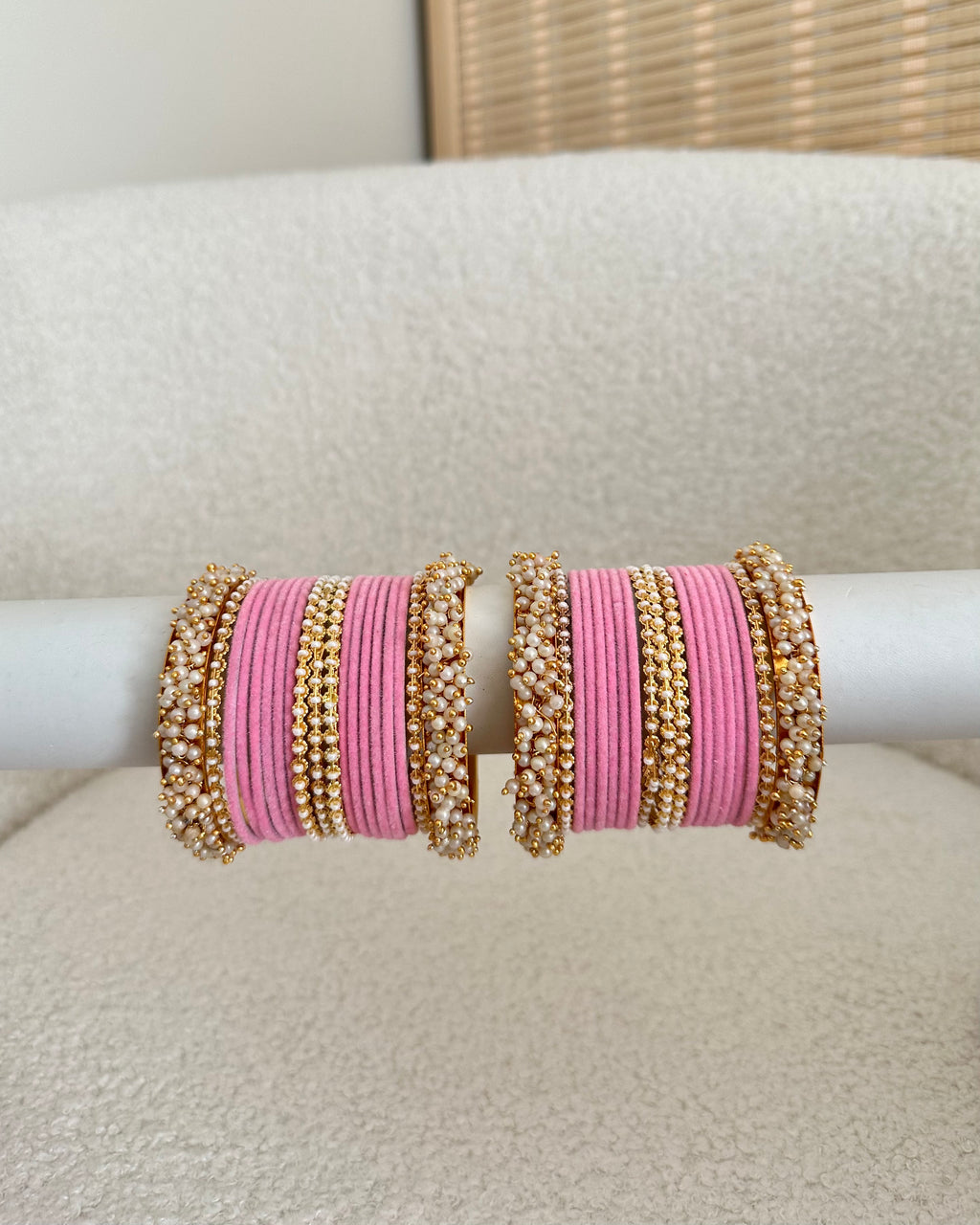 Siya Bangle Set | Pink