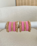 Siya Bangle Set | Pink