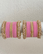 Siya Bangle Set | Pink