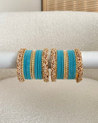 Siya Bangles Set | Blue
