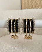 Dhami Bangle Set | Black