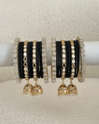 Dhami Bangle Set | Black