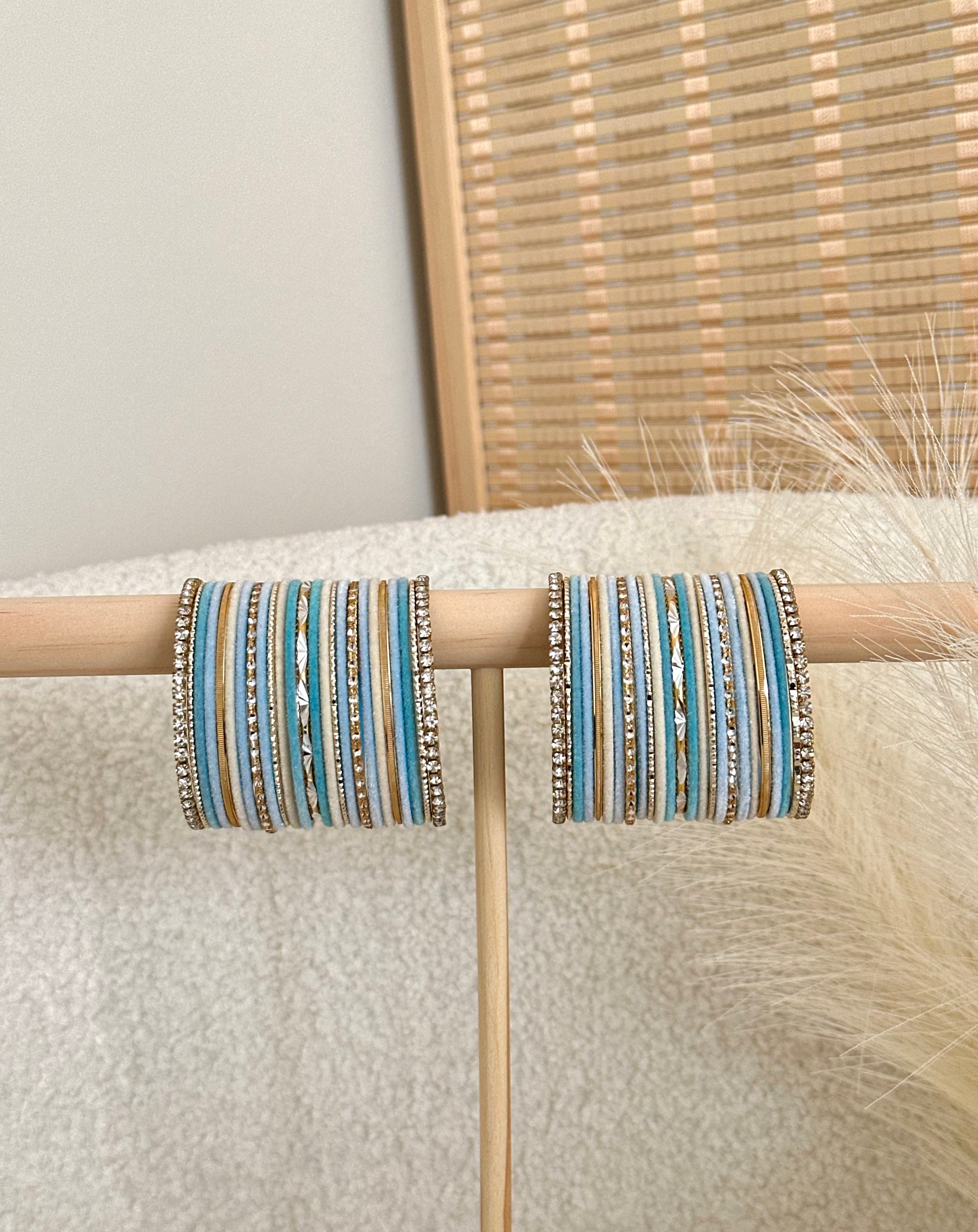 Meera Bangles Set | Blue