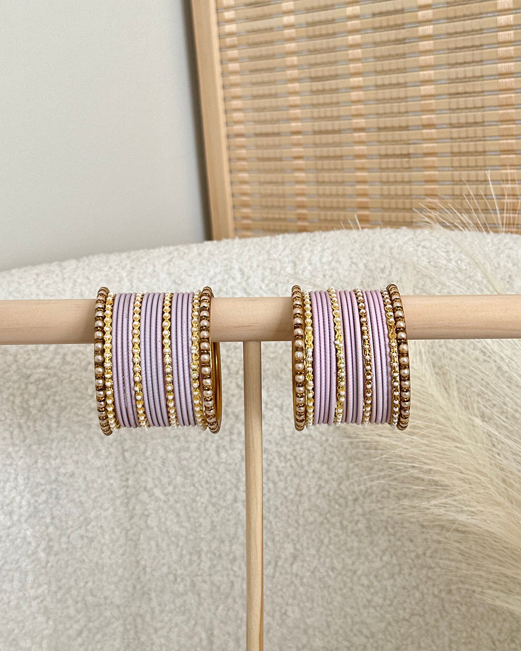 Kina Bangle Set | Lilac