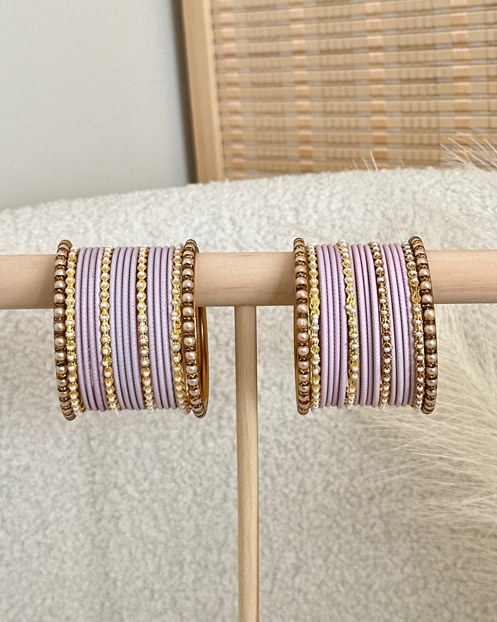 Kina Bangle Set | Lilac