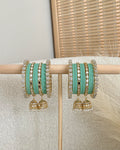 Dhami Bangles Set | Mint Green