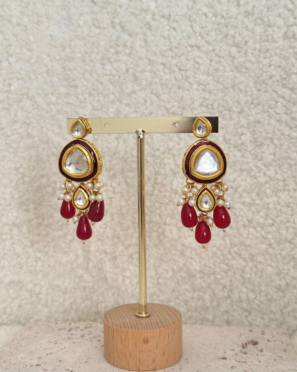 Ameera Choker Set | Maroon