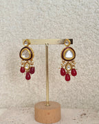 Ameera Choker Set | Maroon