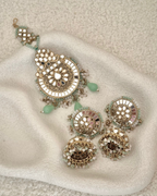 Alisa Tikka Set | Mint Green