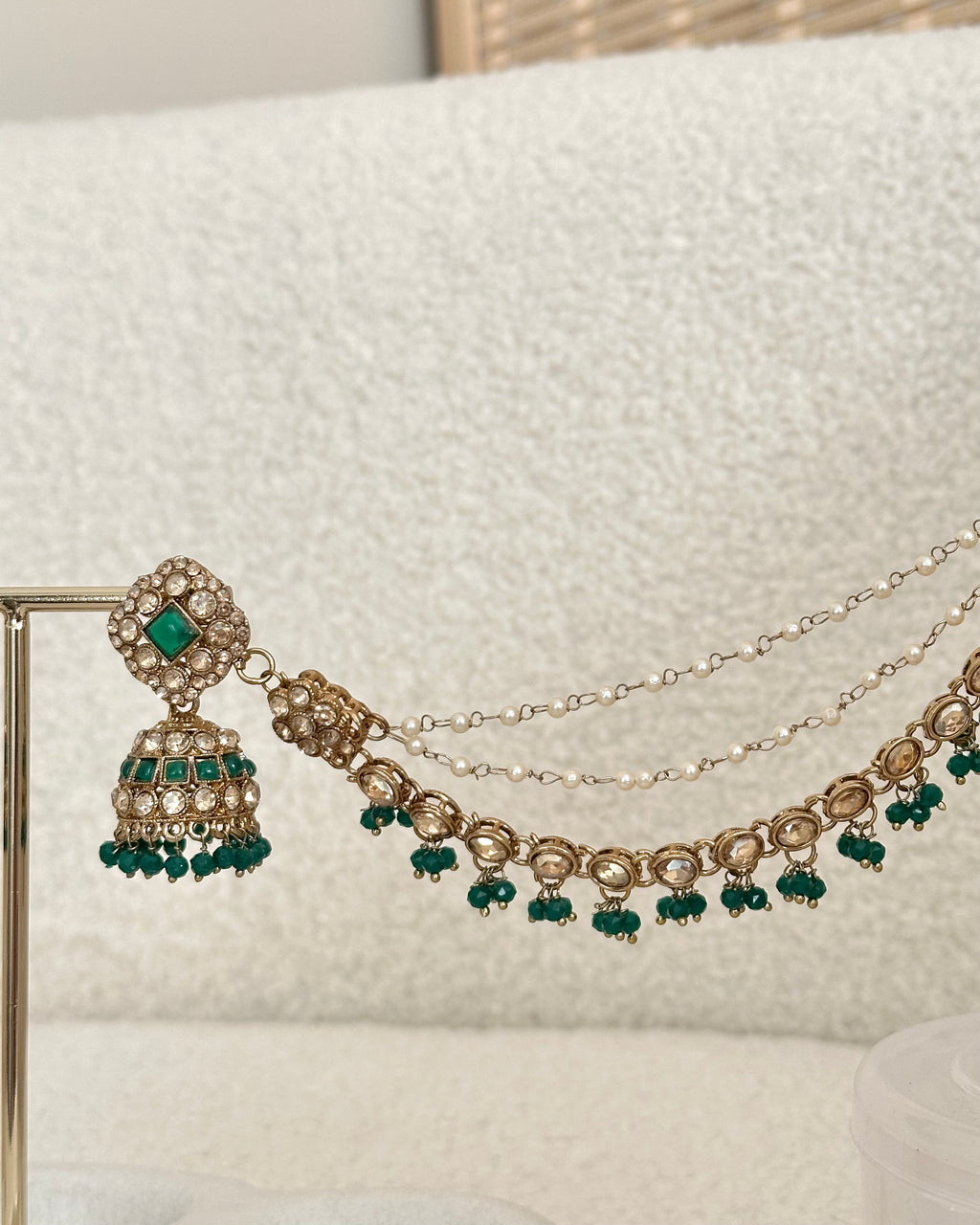 Ridhi Earrings | Green