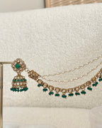 Ridhi Earrings | Green