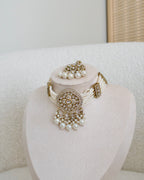 Noori Choker Set | white