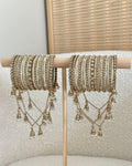 Indira Bangle Set | White