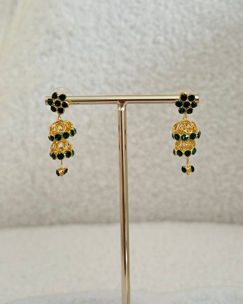 Sahira Jhumki | Emerald Green