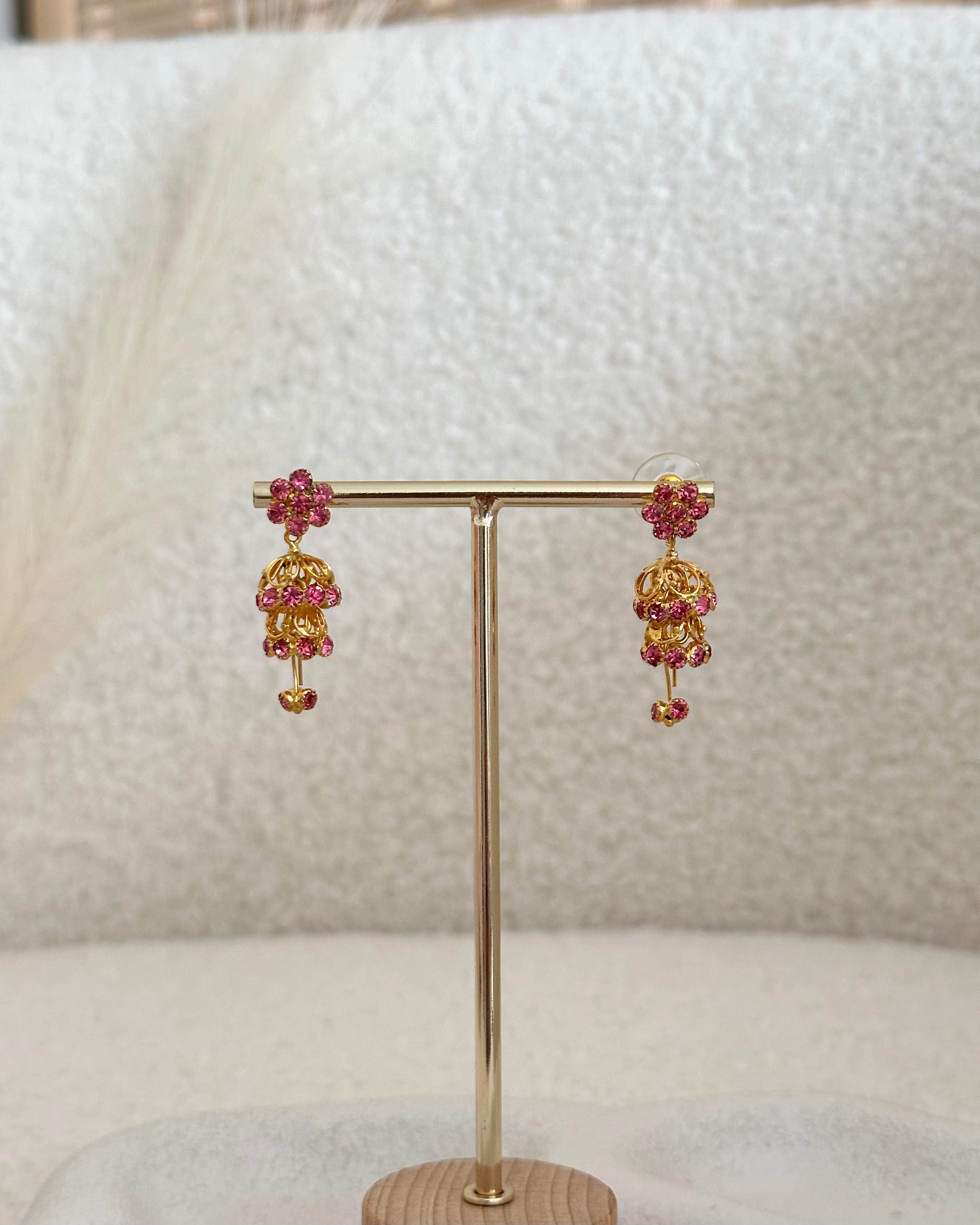 Sahira Jhumki | Baby Pink