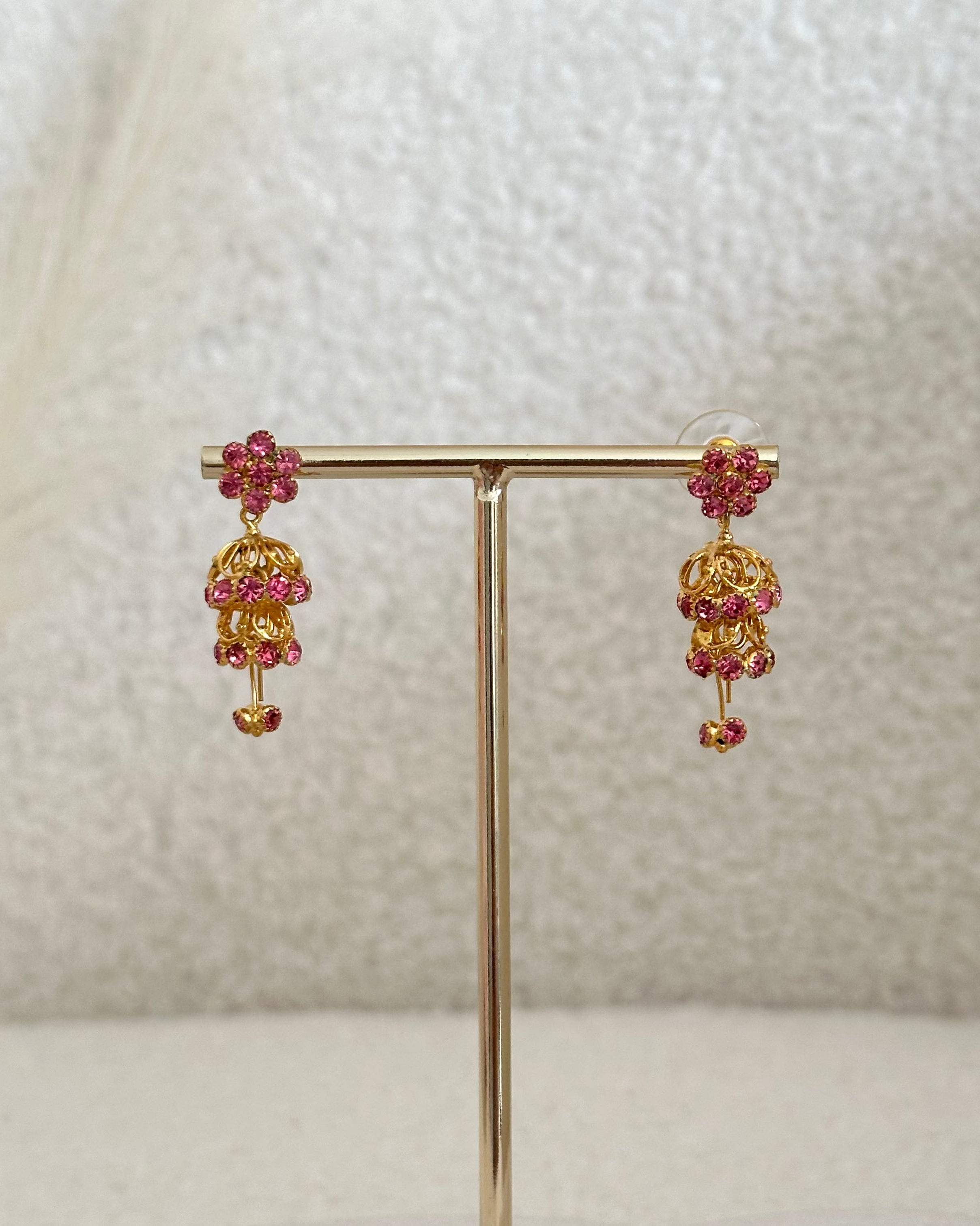 Sahira Jhumki | Baby Pink