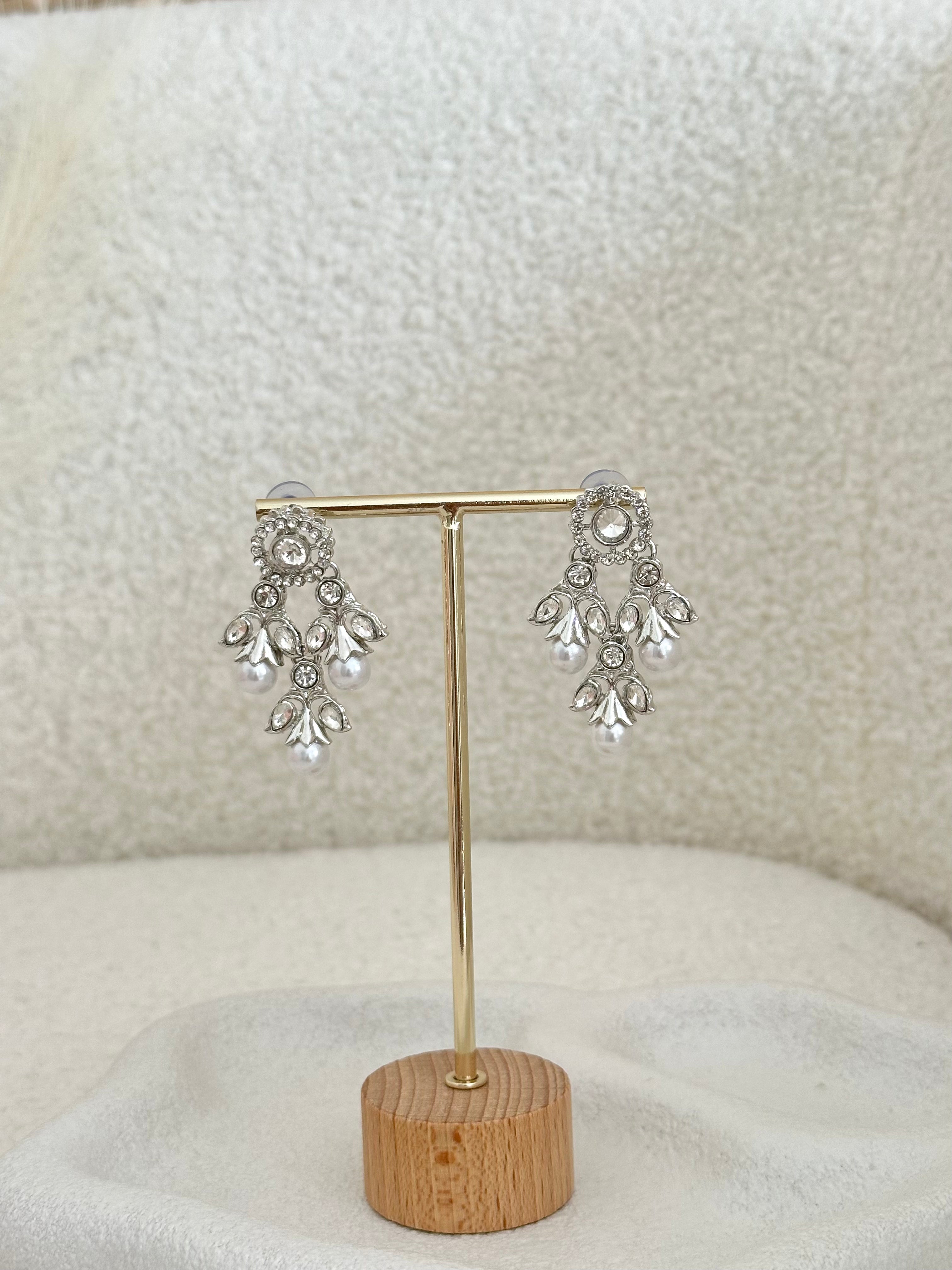 Sahar Necklace Set | Silver