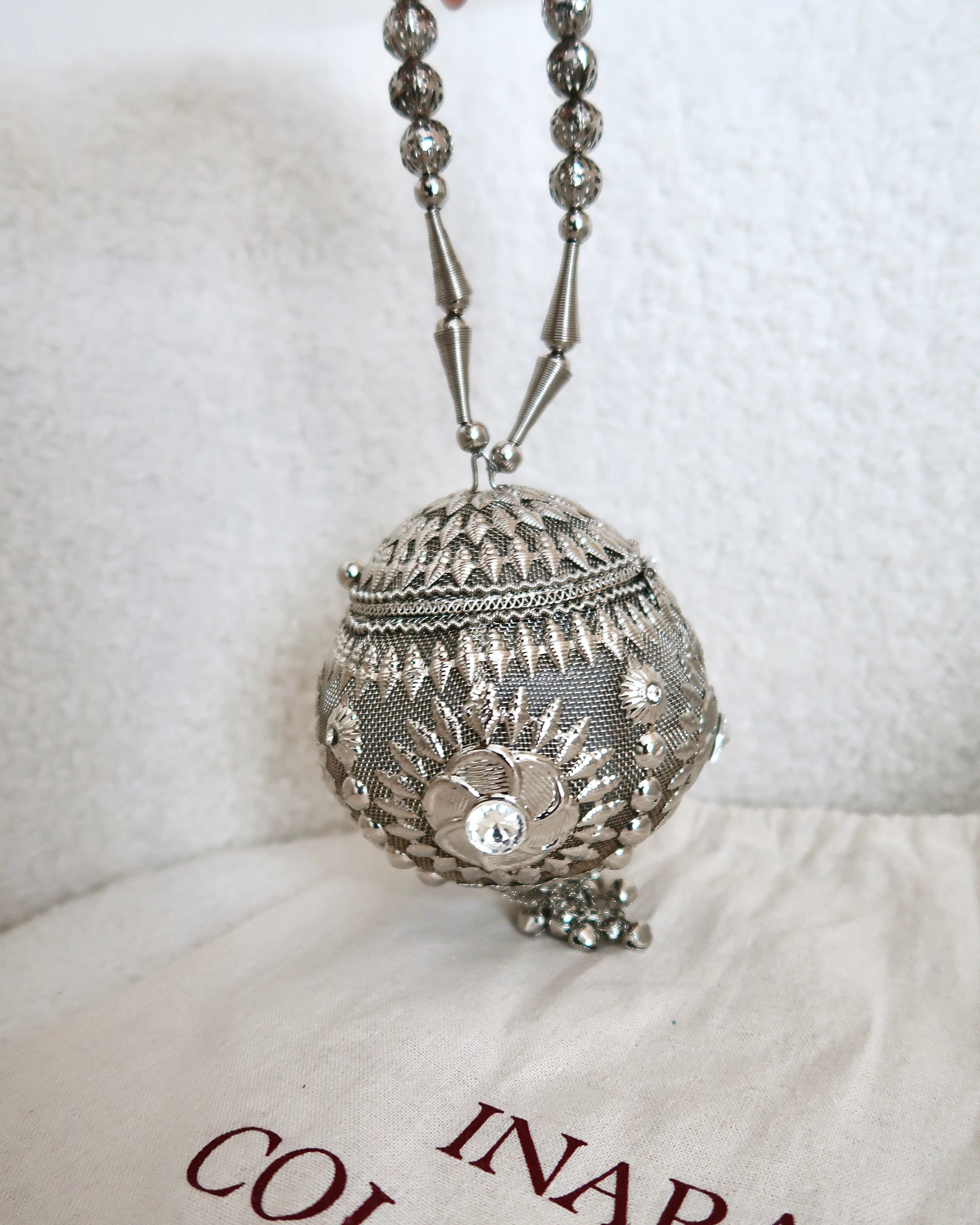 Diya Bag | Silver