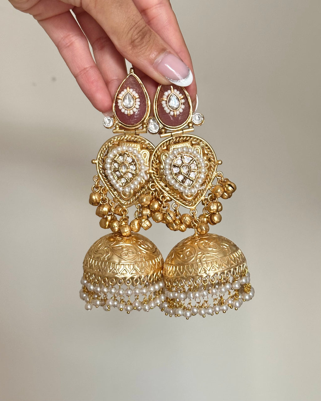 Sehr Earrings | Blush Pink