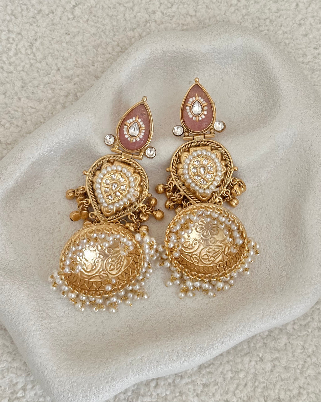 Sehr Earrings | Blush Pink