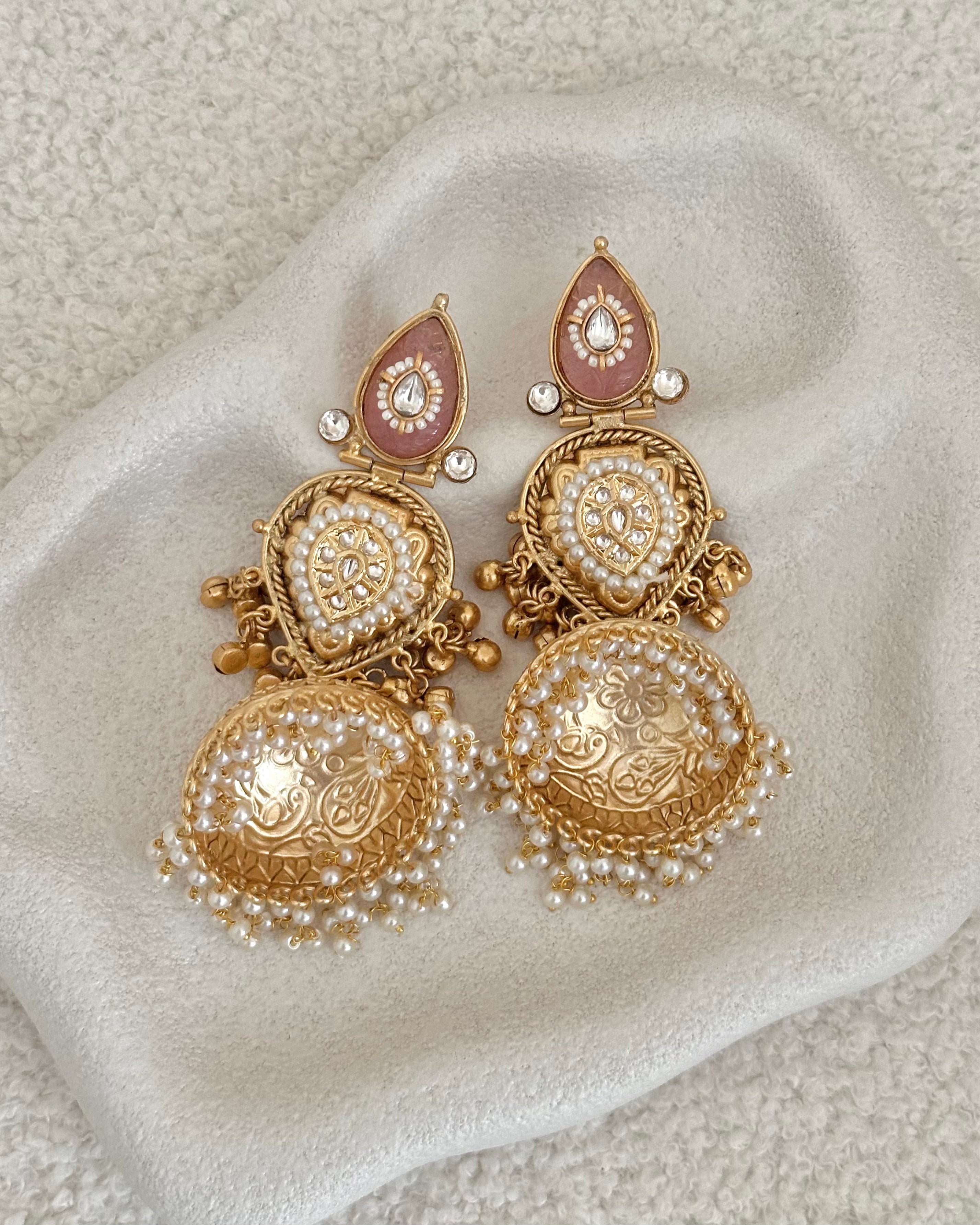 Sehr Earrings | Blush Pink