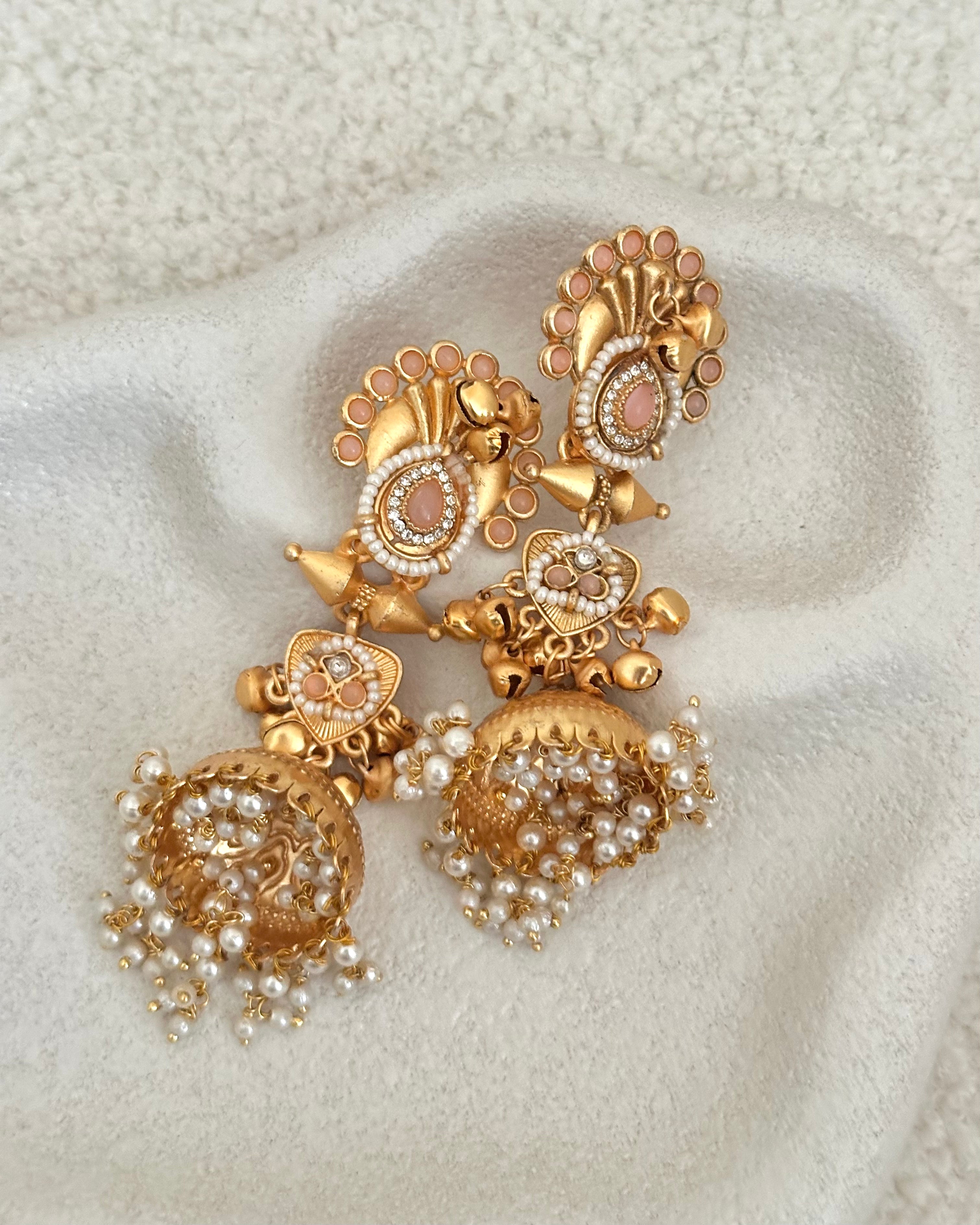 Zariya Earrings | Pink