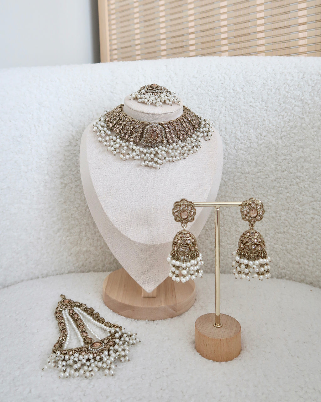 Inaya Necklace Set | Gold