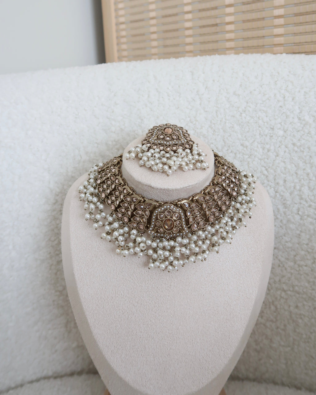 Inaya Necklace Set | Gold