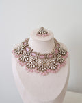 Aafreen Necklace Set | Baby Pink