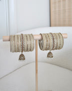 Nyra Bangles Set | Cream