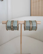 Mena Bangle Set | Blue
