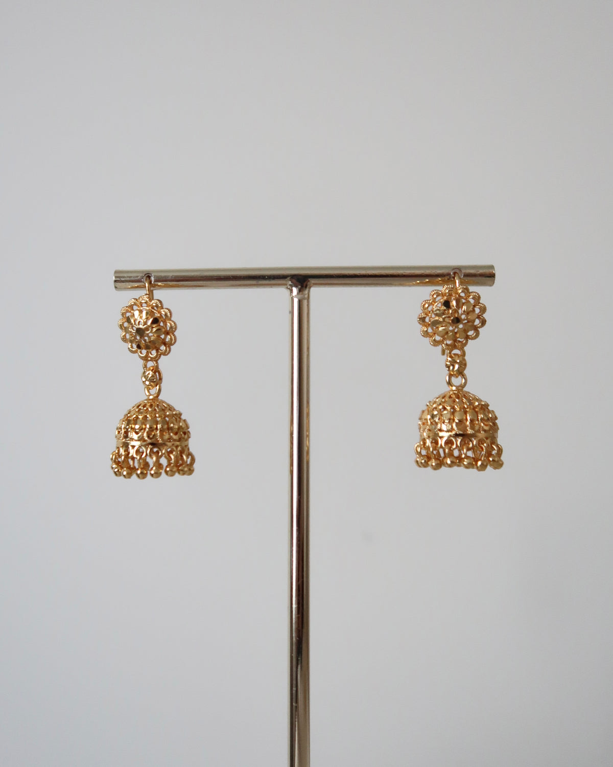 Gold Jhumkis