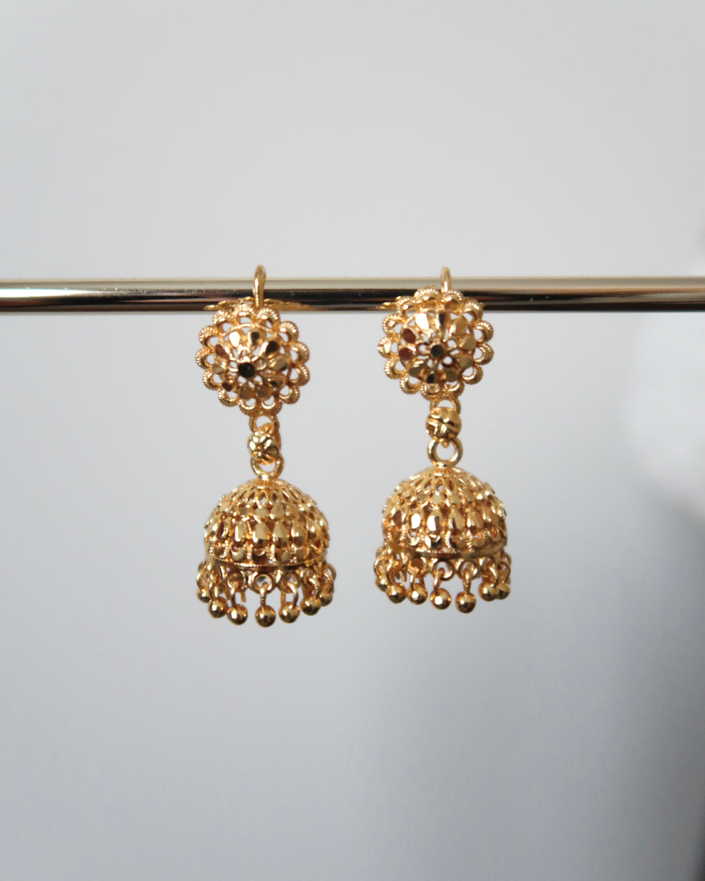 Gold Jhumkis