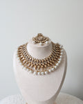 Tanya Necklace Set | White