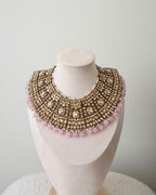 Aadhya Necklace Set | Pink