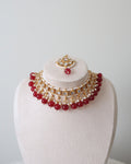 Nania Choker Set | Maroon