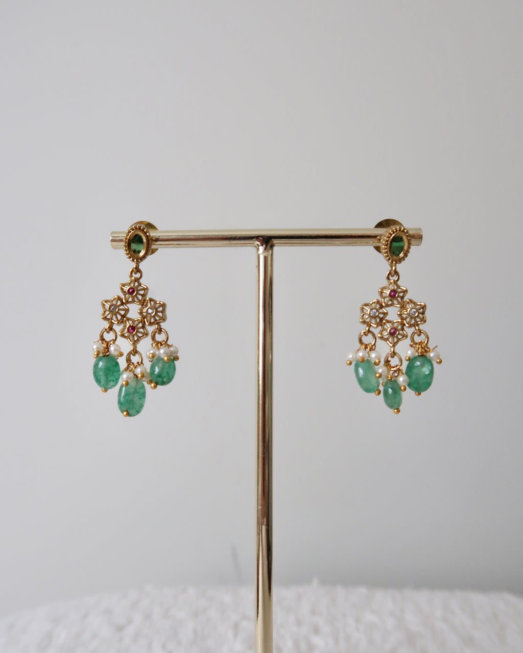 Saira Choker Set | Green