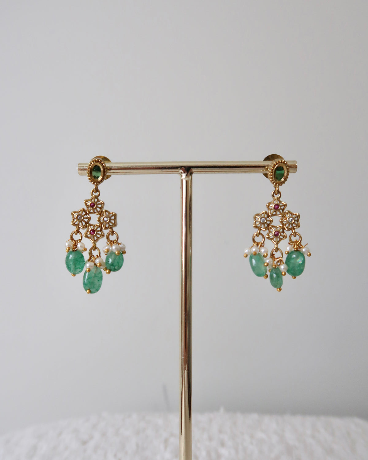 Saira Choker Set | Green