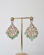 Esha Necklace Set | Mint Green