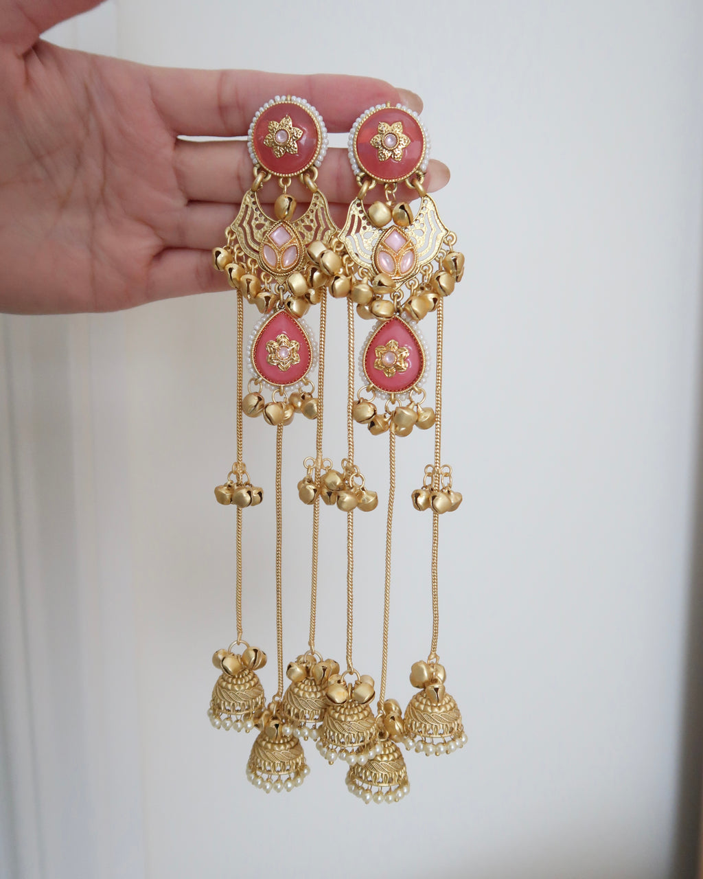 Aaliya Earrings | Pink