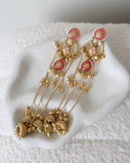 Aaliya Earrings | Pink