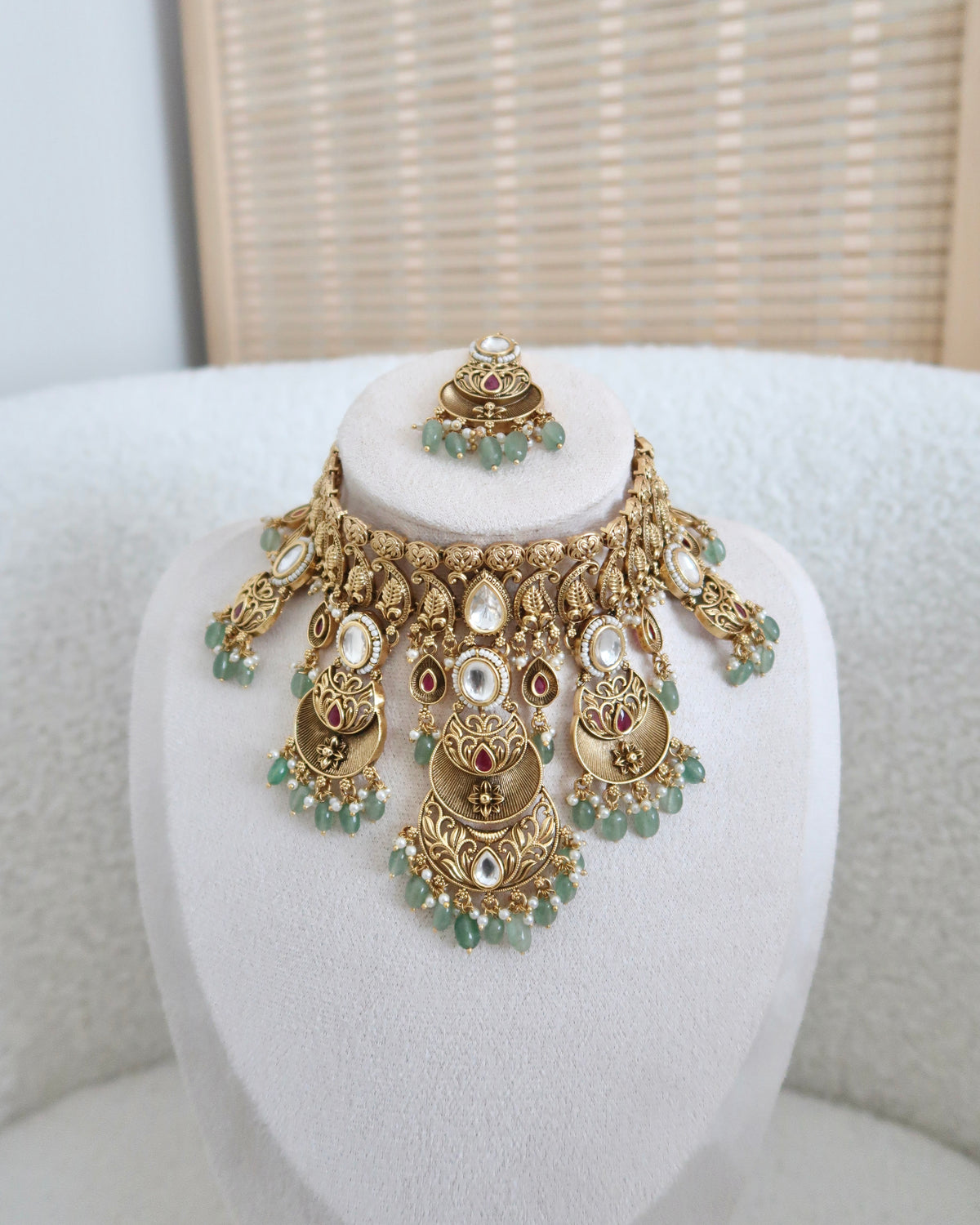 Noorani Bridal Set | Green