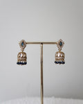 Afsana Jhumkis | Navy Blue
