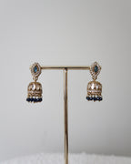 Afsana Jhumkis | Navy Blue