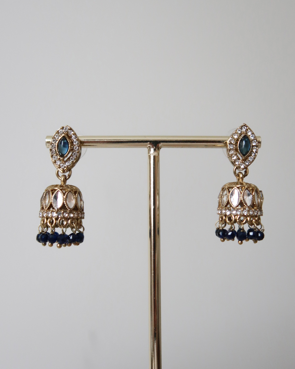 Afsana Jhumkis | Navy Blue